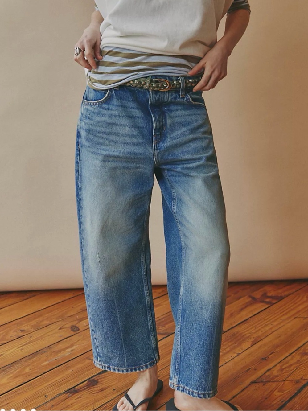 Free People Light Blue Boyfriend Jeans
